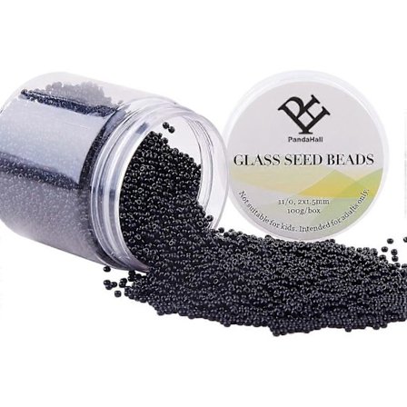 Mustat siemenhelmet 6000 kpl 11/0 Lasihelmet 2mm Pyöreät poninhelmet Vyötäröhelmet Mini-välihelmet