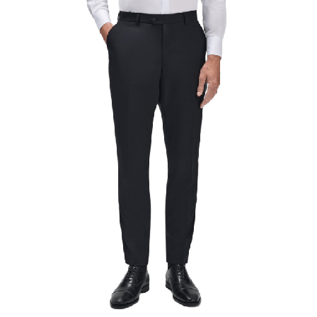 John Henric Wool Blended Pants Ares Kavajer Herr Svart 56