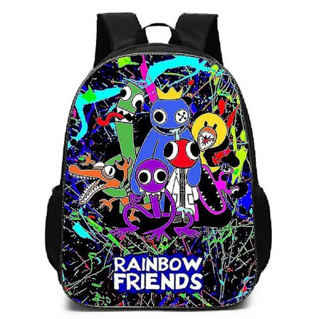 Slinx Regnbuevenner Rygsæk Børn Skoletasker Bogtaske Rygsække Til Drenge Piger (FMY)