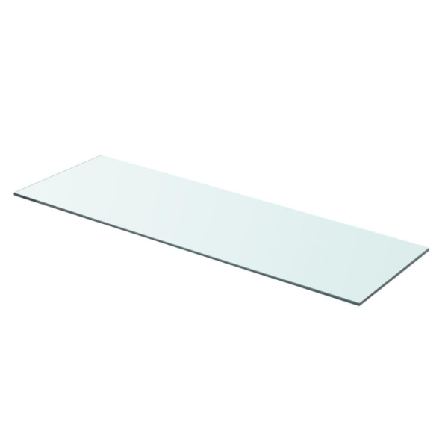 Vidaxl Hyllplan 2 St Glas Genomskinlig 80x25 Cm Transparent