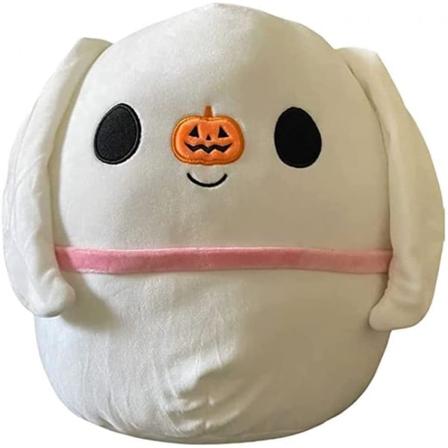 1 stk 7,8" plyslegetøj til Halloween, taksigelse, julefejring, sødt og blødt legetøj - fantastisk gave til børn (hvid hund)