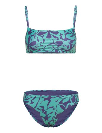 Speedo Womens Printed Adjustable Thinstrap 2 Pc. - Blue - 42