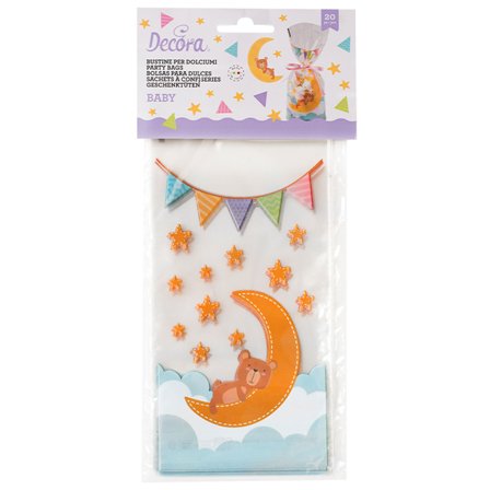 Cellofanpåsar Teddybjörn 20-pack