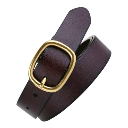 Dambälte Avtagbar Rem Läder Fast Kvinnlig Bälte Elegant