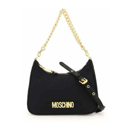 Moschino, Shoulder Bags Czarny, Kobieta, Rozmiar: ONE Size