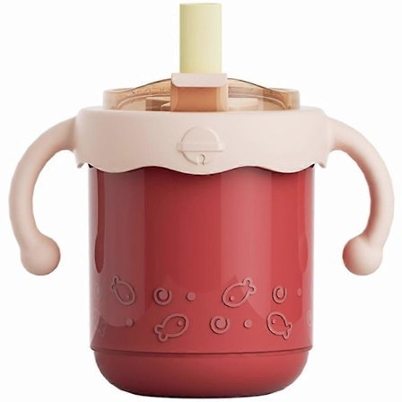 Barnmjölk Koppar Droppsäkra Rostfria Drickkopp Mätstråkopp