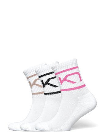 Tennis Sock 3Pk White Kari Traa