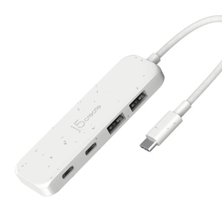 j5create JCH342EW - hub - eco-friendly, USB-C - 4 porter
