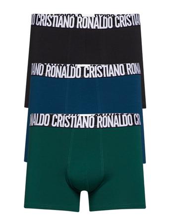Cr7 Basic, Trunk, 3-Pack Boxershorts Multi/mønstret CR7