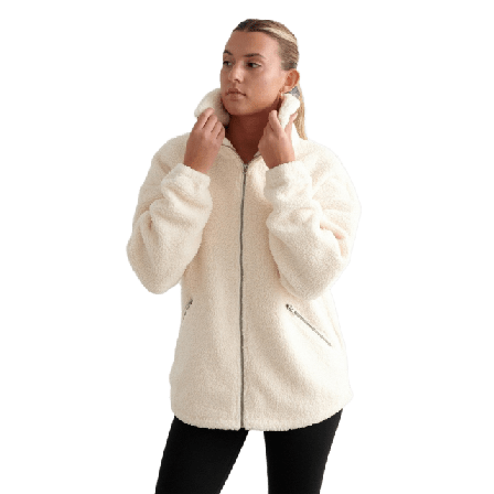 aim'n Pile Jacket Friluftsjackor Dam Vit S