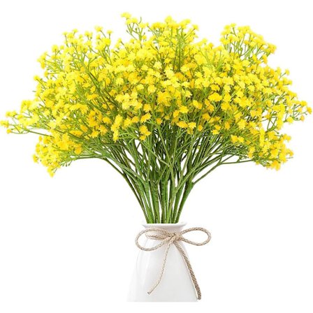 6 st konstgjorda Baby Breath Gypsophila blommor buketter för DIY krans blomsterarrangemang dekoration