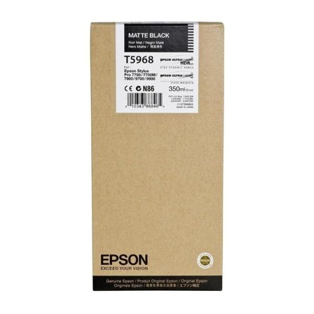 EPSON Bläckpatron, T5968, matt svart, singelförpackning, C13T596800 - Lyreco - Toner och bläck - Bläckpatroner - Bläckpatroner Epson