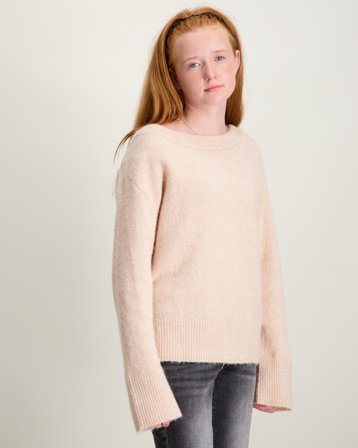 Gina Tricot Young Y oversized knitted sweater Beige Pulls Fille - Kids Brand Store