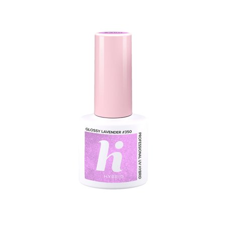 HI HYBRID Party Smalto Semipermanente #350 Glossy Lavender 5ml - Smalto Effetto Gel