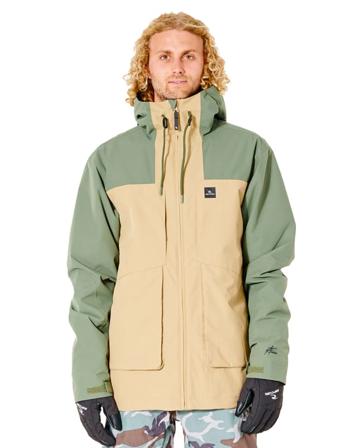 Rip Curl Men's Powell Snow Jacket Men unlined ski jackets Green S