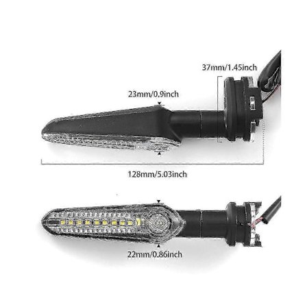 LED Blinklys Indikatorlys for Mt07 Tracer 700 900 Xj6 Fz6 Mt09 900 Mt10 For Yzf R15 R1 R3 R6