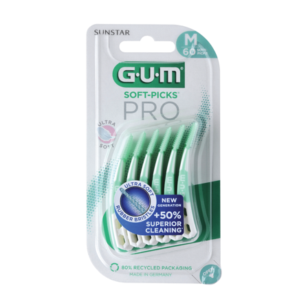 Gum Soft Picks Pro, Medium, 60 stk.