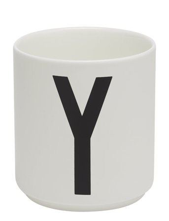 Design Letters | Porcelain Cup A-Z, Æ, Ø | 25 CL