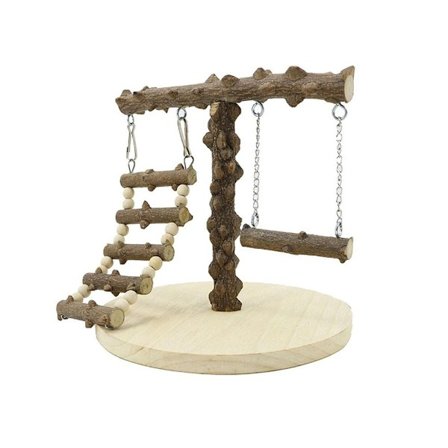 Bird Abbor Stand Papegøy Leke Stand Papegøye Stående Stativ