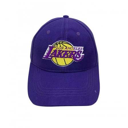 Los Angeles Lakers Keps - Officiell NBA Laglogga Broderad, Lila Justerbar Basebollkeps för Inbitna Lakers Fans