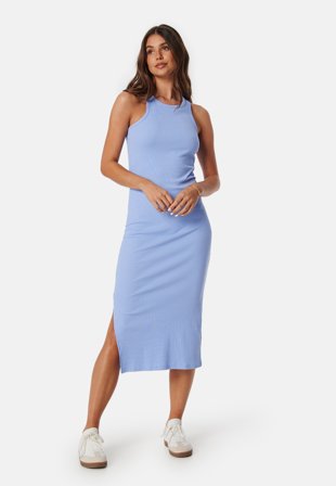 Pieces Pcruka Boxer Tank Dress Dusty Blue Klær