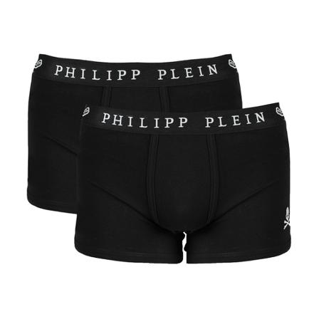 Philipp Plein, Boxers 2-Pack Czarny, Mężczyzna, Rozmiar: XL