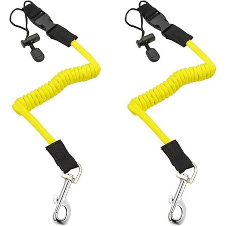 Turvallinen joustava kajakkimelan köysi melontatarvike säädettävällä vyönsoljella ja metallikoukuilla melontaan veneilyyn surffaukseen