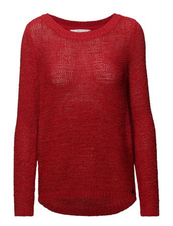 Onlgeena Xo L/S Pullover Knt Pullover Rød ONLY