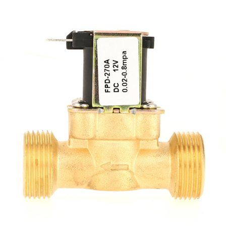 1 stk. DC12V G3/4 Normalt Lukket Elektrisk Messing Magnetventil til Vand