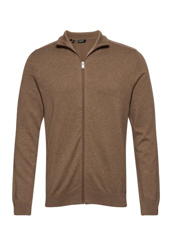 Slhberg Full Zip Cardigan Noos Knitwear Full Zip Jumpers Kakigrønn Selected Homme*Betinget Tilbud