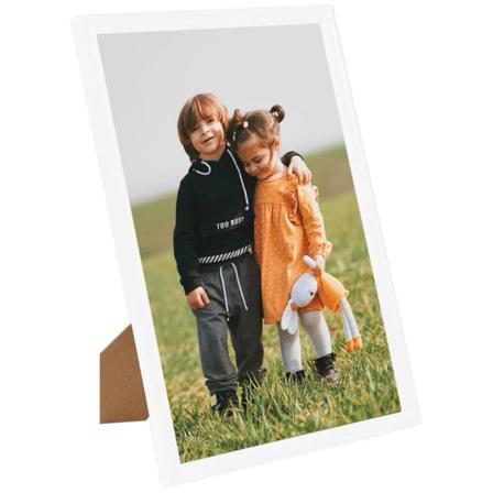 Vidaxl Fotoramar 5 St För Vägg Eller Bord Vit 70x90 Cm Mdf Vit