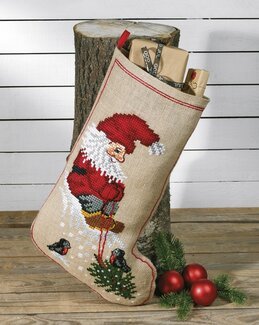 Broderikit Julstrumpa Nissen