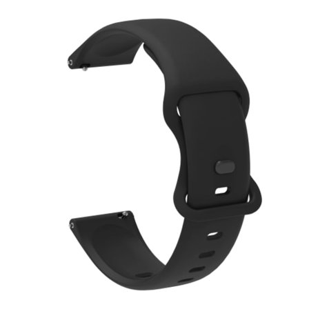 22 mm för Garmin Venu / Samsung Galaxy Watch Active 2 Universal Inner Back Spänne Perforering Silikon Watch Band