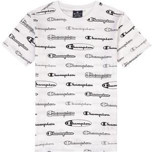 Kids - Champion White Branded T-Shirt 7-8 Years - Tops - 7-8 years - White - Junge