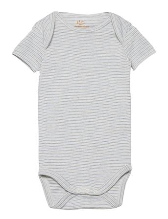 Striped Short Sleeve Body Bodies Short-sleeved Blå Copenhagen Colors*Betinget Tilbud