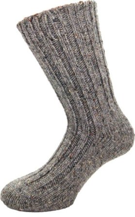 Avignon Raggsocka Ull Grå Melange