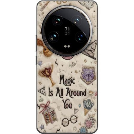 Yhteensopiva Puhelinkuori Xiaomi Xiaomi 14 Ultra Kirjailtu taianomainen kuvaus, jossa on symboleja, lainauksia ja satumaailmaa, joka on inspiroitunut