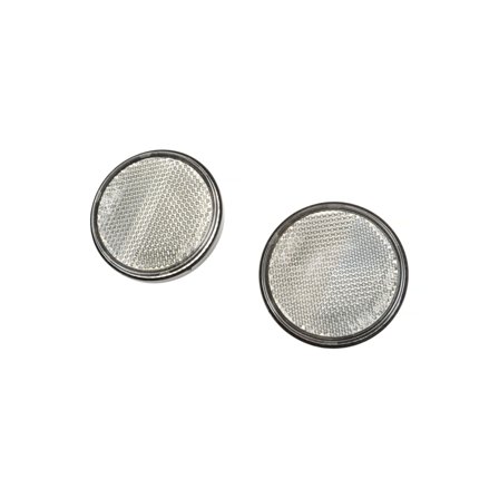 CJ 547179 Fordonsreflex till släpvagn, 2-pack, vit, med skruv, Verkstad