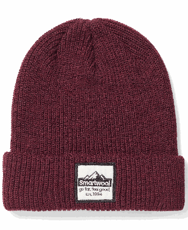 Smartwool Patch Beanie Black Cherry Heather