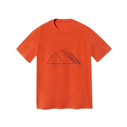 Mango T-Shirt -- Orange, Herre T-shirts, Størrelse: L