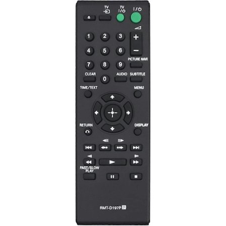 Fjernbetjening til Sony DVD-afspiller DVP-SR370 DVP-SR760H DVP-SR160 DVP-SR750H DVP-SR120 DVP-SR170 DVP-SR150 DVP-SR350 DVP-SR3 - RMT-D197P