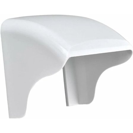 Vedenpitävä ulkokäyttöön tarkoitettu kytkentärasia, valkoinen pistorasian suojus