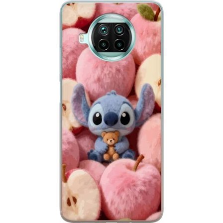 Kompatibel Mobilcover til Xiaomi Mi 10T Lite 5G Stitch blandt lyserøde fluffy æbler med teddy og sød kawaii-æstetik