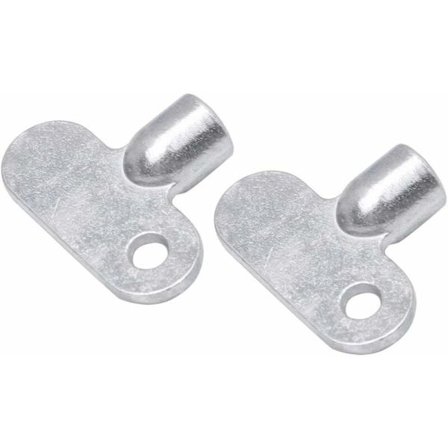 Patterin ilmausavain, 2 kpl neliöaukkoinen patterin ilmausavain sinkkiseos patterin ilmausavain useille pattereille 5mm