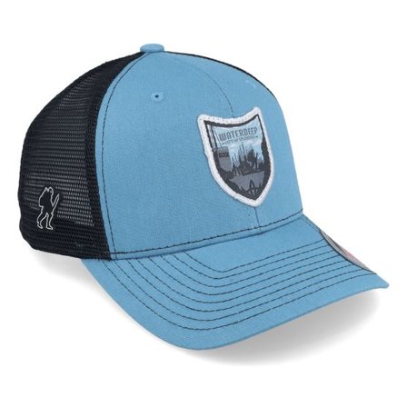Dungeons & Dragons - Blå trucker Keps - Waterdeep Light Blue/Black Trucker @ Hatstore