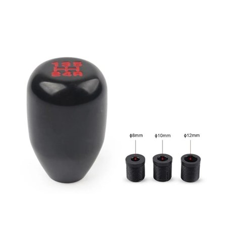 Växelspaksknopp Växelspaksadapter SVART svart