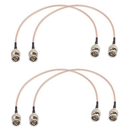 4st 3g Hd Sdi-kabel Bnc-kabel 30cm 75 Ohm För Kameror Bmcc Videoutrustning Stöder Hd-sdi 3g-sdi