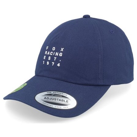 Fox - Blå unconstructed Keps - Est.1974 Hat Midnight Dad Cap @ Hatstore