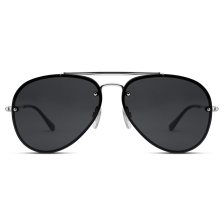 Occasus | Lunettes de soleil Aviator à verres noirs dégradés pour hommes - Lunettes de soleil type Aviator