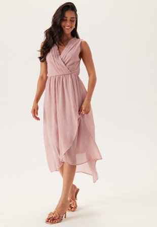 Bubbleroom Occasion-High-Low Sleeveless Chiffon Dress-44